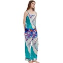 sailing boat Spaghetti Top Long Pants Satin Pajamas Set View3
