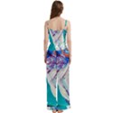 sailing boat Spaghetti Top Long Pants Satin Pajamas Set View4