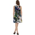Snow In A City-1-1 Round Neck Sleeve Casual Dress With Pockets View4