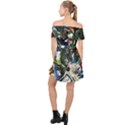 Snow In A City-1-1 Off Shoulder Chiffon Dress View2