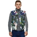 Snow In A City-1-1 Men s Button Up Puffer Vest	 View1