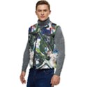 Snow In A City-1-1 Men s Button Up Puffer Vest	 View3