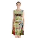 Fabrics Sleeveless Waist Tie Chiffon Dress View1