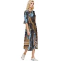 lady Double Cuff Midi Dress View3