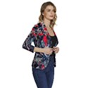 Multiple Desires-1-2 Women s One-Button 3/4 Sleeve Short Jacket View3