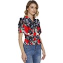 Multiple Desires-1-1 Puffed Short Sleeve Button Up Jacket View3