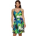 avocado V-Neck Pocket Summer Dress  View1