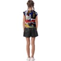 abstract-1 Kids  Raglan Cap Sleeve T-Shirt View2