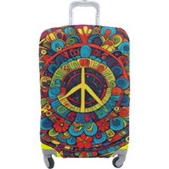 Peace Abstract Pattern Creative Drawing Luggage Cover (large)