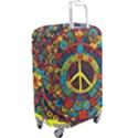 Peace Abstract Pattern Creative Drawing Luggage Cover (Large) View2