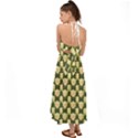 Retro 1880s Flowers Pattern 15 Halter Tie Back Dress  View2