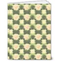 Retro 1880s Flowers Pattern 15 6  x 8  Hardcover Notebook View1