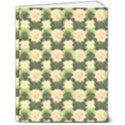 Retro 1880s Flowers Pattern 15 7  x 9  Hardcover Notebook View1