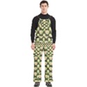 Retro 1880s Flowers Pattern 15 Men s Side Zip Front Pouch Ski And Snowboard Bib Pants	 View1