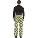Retro 1880s Flowers Pattern 15 Men s Side Zip Front Pouch Ski And Snowboard Bib Pants	 View4