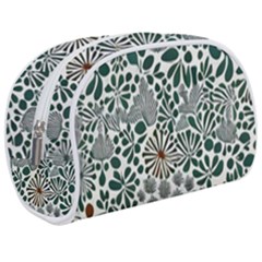 Retro Scandinavian Nordic Flowers Pattern 5 Make Up Case (medium)