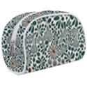 Retro Scandinavian Nordic Flowers Pattern 5 Make Up Case (Medium) View1