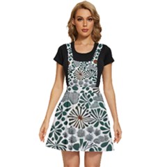 Retro Scandinavian Nordic Flowers Pattern 5 Apron Dress