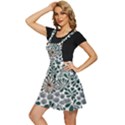 Retro Scandinavian Nordic Flowers Pattern 5 Apron Dress View2