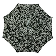 Gothic Leaf Pattern 5 Automatic Folding Umbrella With Case (medium)