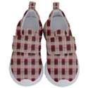 Retro 60s 50s Plaid Pattern 2 Kids  Velcro No Lace Shoes View1