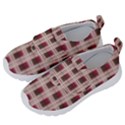 Retro 60s 50s Plaid Pattern 2 Kids  Velcro No Lace Shoes View2