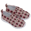 Retro 60s 50s Plaid Pattern 2 Kids  Velcro No Lace Shoes View3