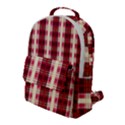 Retro 60s 50s Plaid Pattern 4 Flap Pocket Backpack (Large) View1