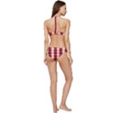 Retro 60s 50s Plaid Pattern 4 Banded Triangle Bikini Set View4