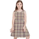 Retro 60s 50s Plaid Pattern 3 Kids  Skater Dress View1