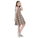Retro 60s 50s Plaid Pattern 3 Kids  Skater Dress View3
