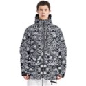 Gothic Leaf Pattern 3 Men s Multi Pockets Zip Ski and Snowboard Waterproof Breathable Jacket View1
