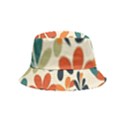 Retro Scandinavian Nordic Flowers Pattern 2 Inside Out Bucket Hat (Kids) View1