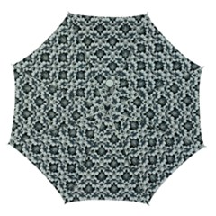 Gothic Leaf Pattern Automatic Folding Umbrella With Case (medium)