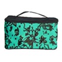 Mid Century Retro Floral 1970s 1960s Pattern 102 Cosmetic Storage Case View1