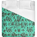 Mid Century Retro Floral 1970s 1960s Pattern 102 Duvet Cover (King Size) View1