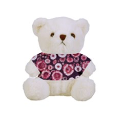 Mid Century Retro Floral 1970s 1960s Pattern 96 Full Print Cuddly Teddy Bear