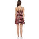 Mid Century Retro Floral 1970s 1960s Pattern 96 Short Frill Dress View4