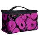 Mid Century Retro Floral 1970s 1960s Pattern 100 Cosmetic Storage Case View2