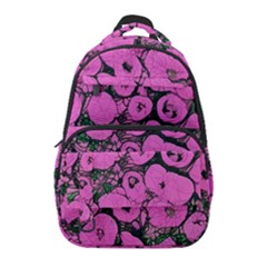 Mid Century Retro Floral 1970s 1960s Pattern 100 Carry-on Travel Backpack