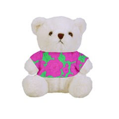 Mid Century Retro Floral 1970s 1960s Pattern 98 Full Print Tee For Cuddly Teddy Bear