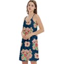 Retro 1880s Flowers Pattern 7 Mini Camis Dress With Pockets View2