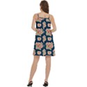 Retro 1880s Flowers Pattern 7 Mini Camis Dress With Pockets View4