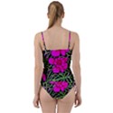 Mid Century Retro Floral 1970s 1960s Pattern 99 Sweetheart Tankini Set View2