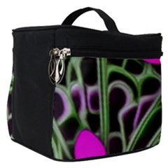 Mid Century Retro Floral 1970s 1960s Pattern 99 Make Up Travel Bag (small)