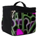 Mid Century Retro Floral 1970s 1960s Pattern 99 Make Up Travel Bag (Small) View1