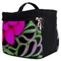 Mid Century Retro Floral 1970s 1960s Pattern 99 Make Up Travel Bag (Small) View2
