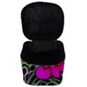Mid Century Retro Floral 1970s 1960s Pattern 99 Make Up Travel Bag (Small) View3