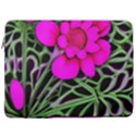 Mid Century Retro Floral 1970s 1960s Pattern 99 17  Vertical Laptop Sleeve Case With Pocket View1