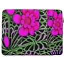 Mid Century Retro Floral 1970s 1960s Pattern 99 17  Vertical Laptop Sleeve Case With Pocket View2